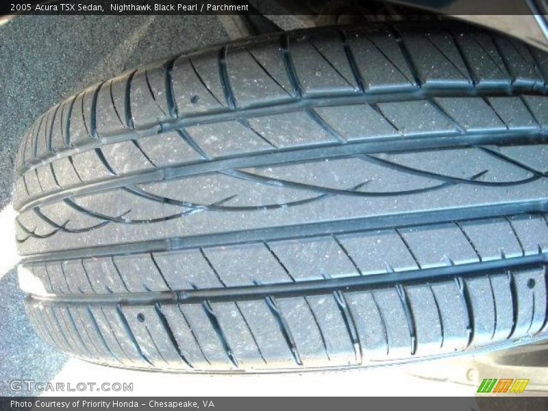 Nighthawk Black Pearl / Parchment 2005 Acura TSX Sedan