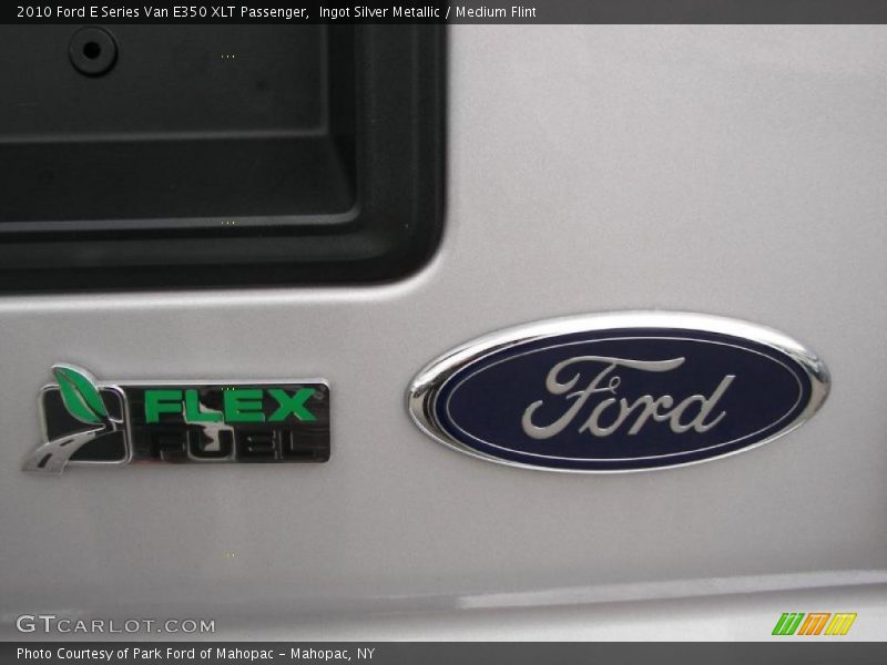 Ingot Silver Metallic / Medium Flint 2010 Ford E Series Van E350 XLT Passenger