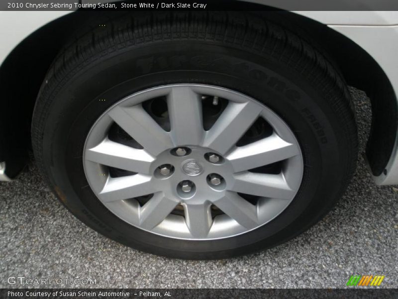 Stone White / Dark Slate Gray 2010 Chrysler Sebring Touring Sedan
