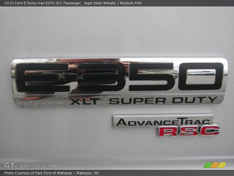 Ingot Silver Metallic / Medium Flint 2010 Ford E Series Van E350 XLT Passenger
