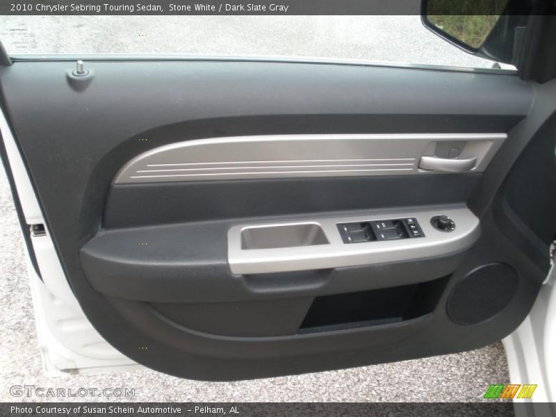 Stone White / Dark Slate Gray 2010 Chrysler Sebring Touring Sedan