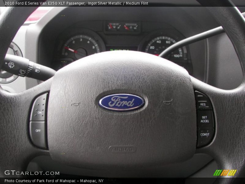 Ingot Silver Metallic / Medium Flint 2010 Ford E Series Van E350 XLT Passenger