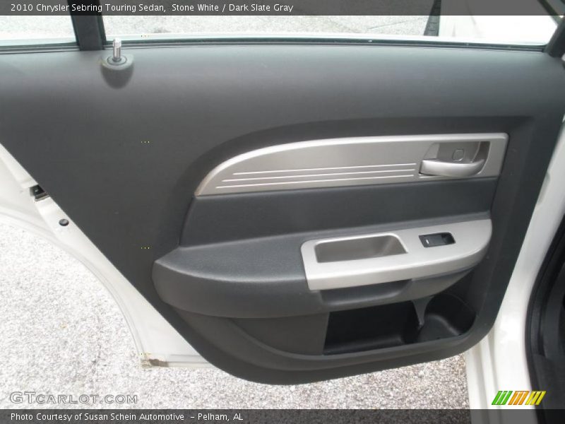 Stone White / Dark Slate Gray 2010 Chrysler Sebring Touring Sedan