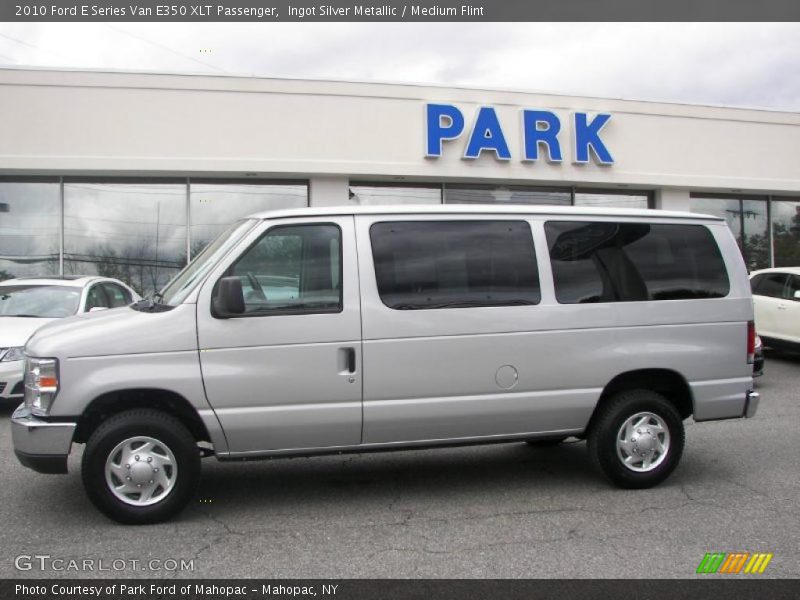 Ingot Silver Metallic / Medium Flint 2010 Ford E Series Van E350 XLT Passenger