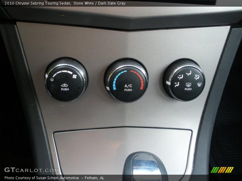 Stone White / Dark Slate Gray 2010 Chrysler Sebring Touring Sedan