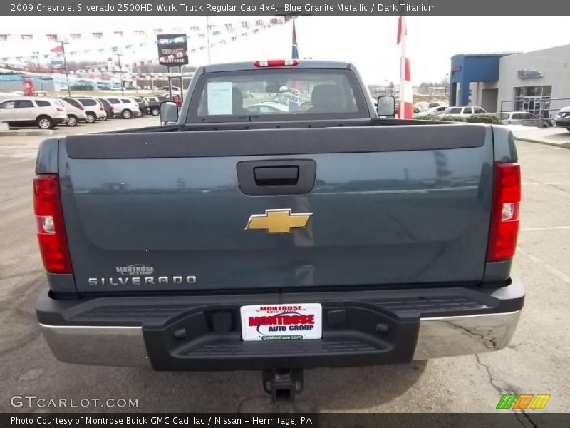 Blue Granite Metallic / Dark Titanium 2009 Chevrolet Silverado 2500HD Work Truck Regular Cab 4x4