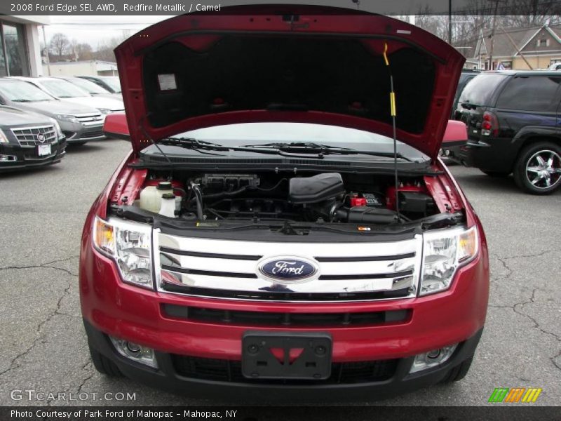 Redfire Metallic / Camel 2008 Ford Edge SEL AWD