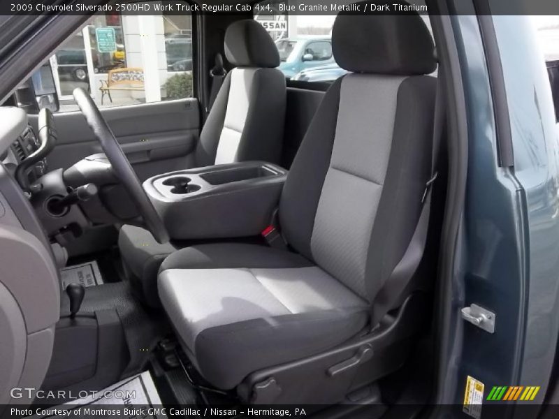  2009 Silverado 2500HD Work Truck Regular Cab 4x4 Dark Titanium Interior