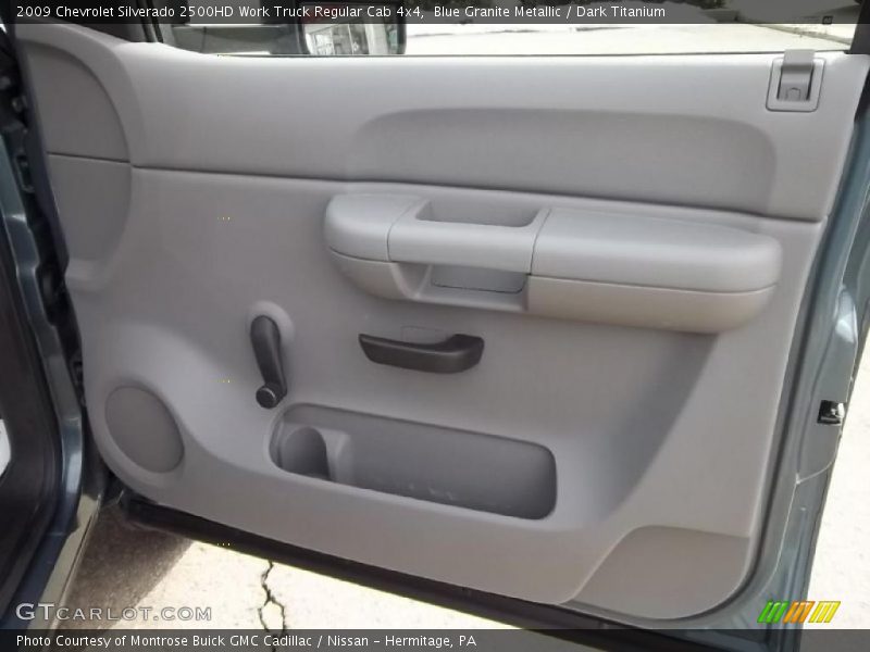 Blue Granite Metallic / Dark Titanium 2009 Chevrolet Silverado 2500HD Work Truck Regular Cab 4x4