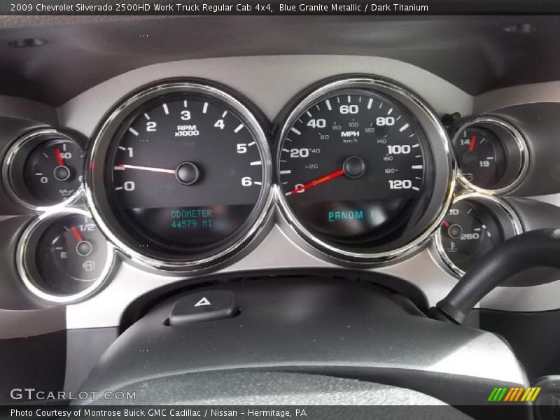  2009 Silverado 2500HD Work Truck Regular Cab 4x4 Work Truck Regular Cab 4x4 Gauges