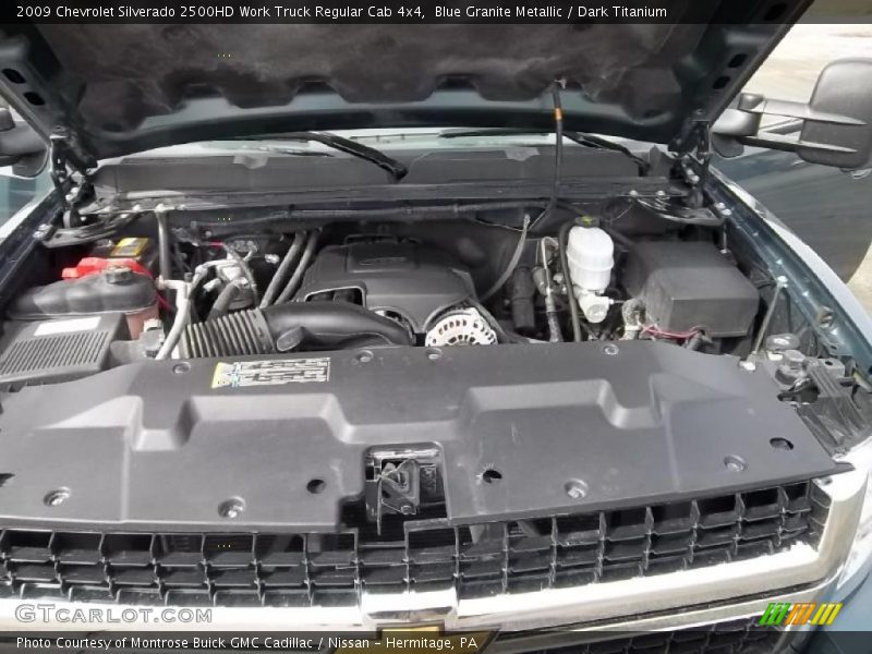Blue Granite Metallic / Dark Titanium 2009 Chevrolet Silverado 2500HD Work Truck Regular Cab 4x4