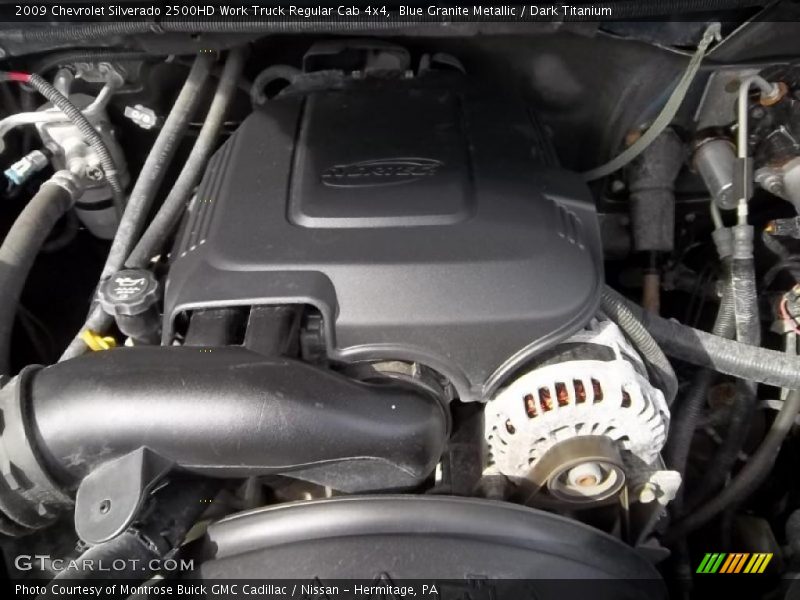  2009 Silverado 2500HD Work Truck Regular Cab 4x4 Engine - 6.0 Liter OHV 16-Valve VVT Vortec V8