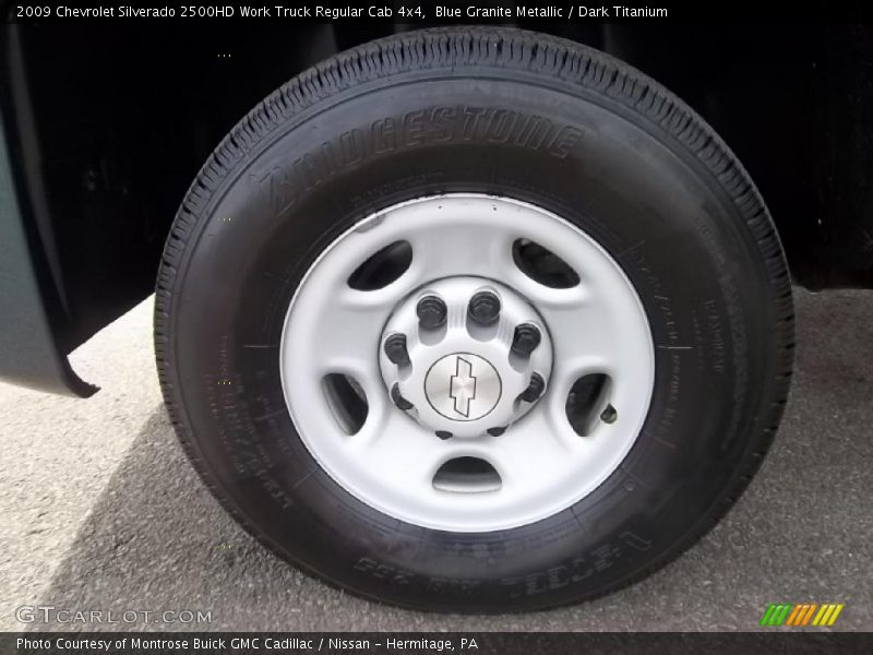 Blue Granite Metallic / Dark Titanium 2009 Chevrolet Silverado 2500HD Work Truck Regular Cab 4x4