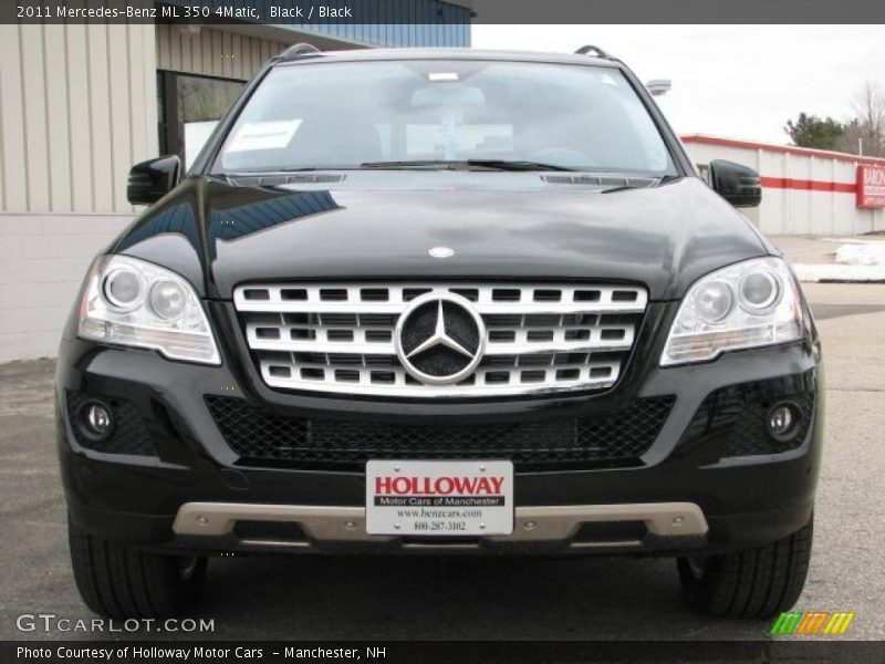 Black / Black 2011 Mercedes-Benz ML 350 4Matic