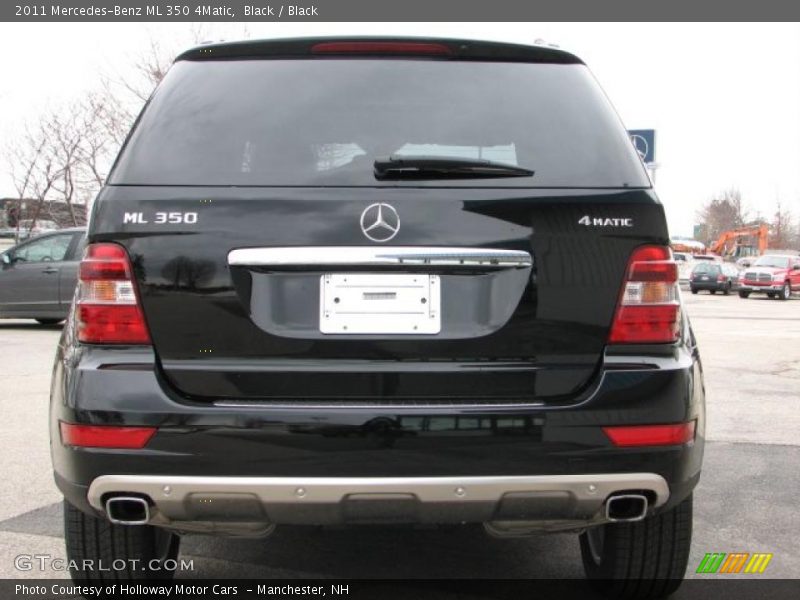 Black / Black 2011 Mercedes-Benz ML 350 4Matic
