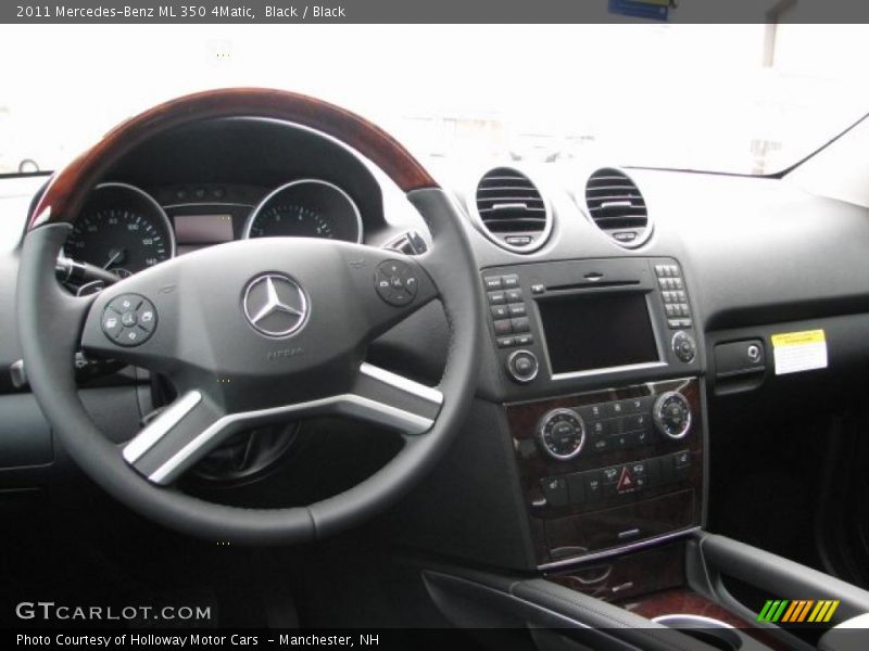 Black / Black 2011 Mercedes-Benz ML 350 4Matic