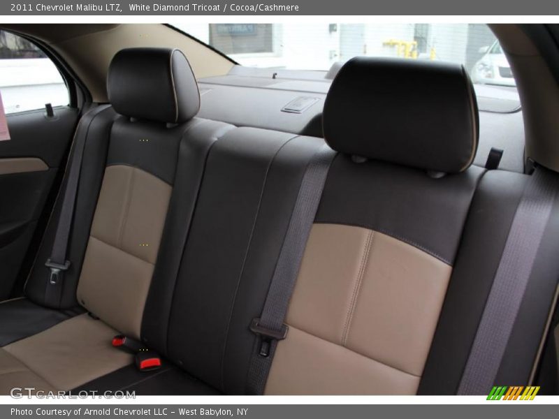 White Diamond Tricoat / Cocoa/Cashmere 2011 Chevrolet Malibu LTZ