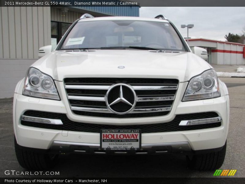 Diamond White Metallic / Cashmere 2011 Mercedes-Benz GL 550 4Matic
