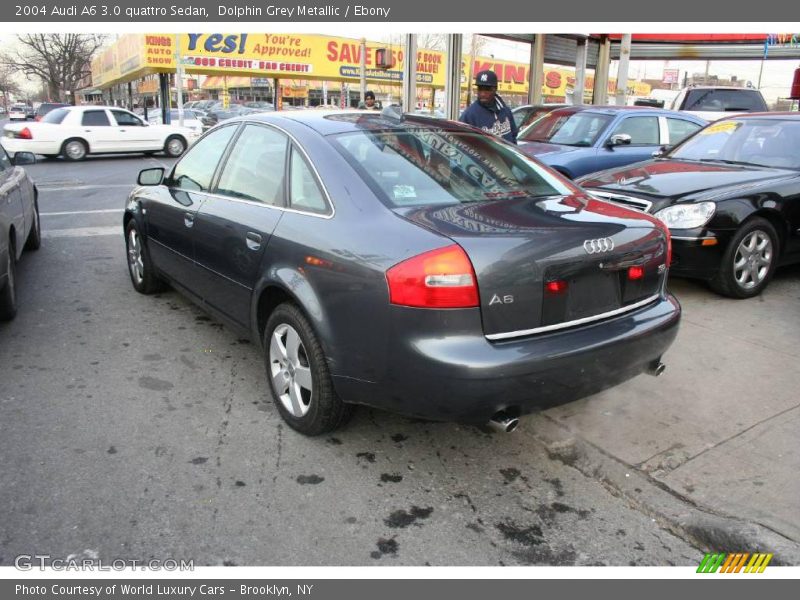 Dolphin Grey Metallic / Ebony 2004 Audi A6 3.0 quattro Sedan