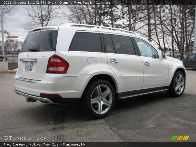 Diamond White Metallic / Cashmere 2011 Mercedes-Benz GL 550 4Matic