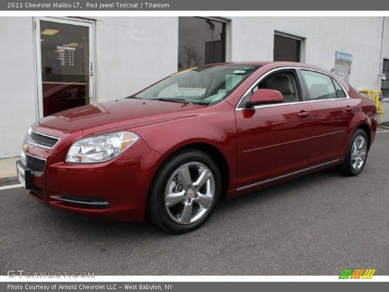 Red Jewel Tintcoat / Titanium 2011 Chevrolet Malibu LT