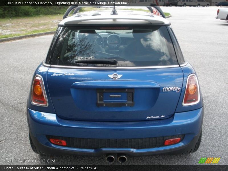 Lightning Blue Metallic / Lounge Carbon Black 2007 Mini Cooper S Hardtop