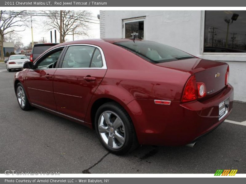Red Jewel Tintcoat / Titanium 2011 Chevrolet Malibu LT