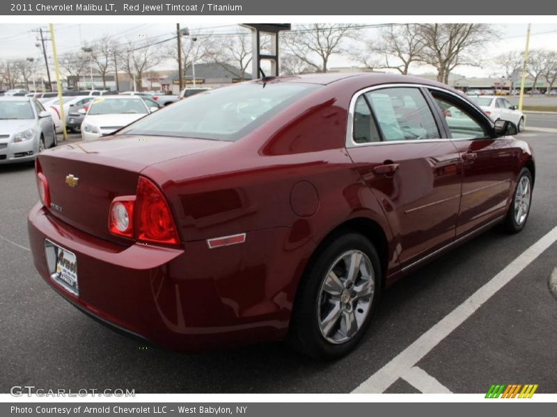 Red Jewel Tintcoat / Titanium 2011 Chevrolet Malibu LT