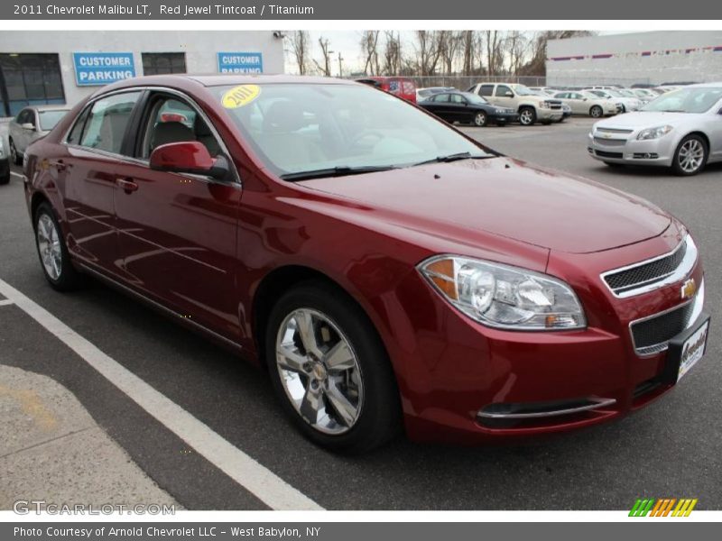 Red Jewel Tintcoat / Titanium 2011 Chevrolet Malibu LT