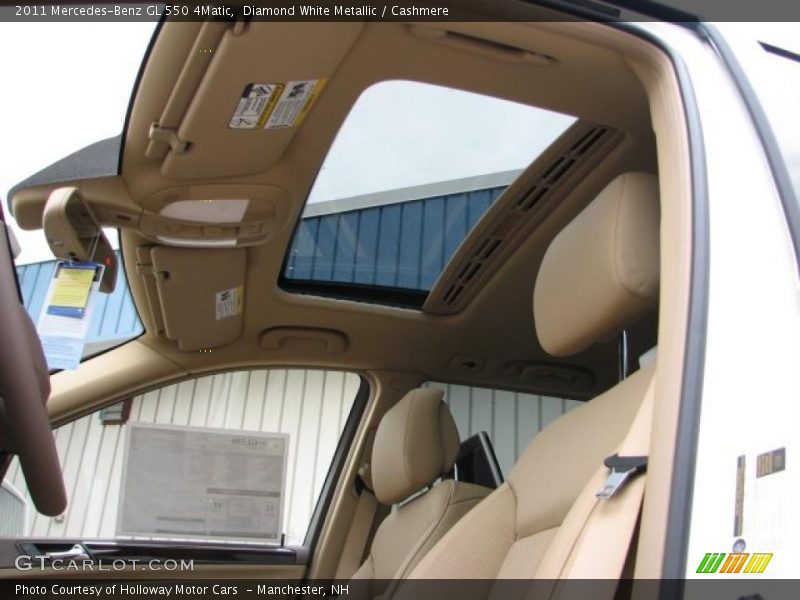 Diamond White Metallic / Cashmere 2011 Mercedes-Benz GL 550 4Matic