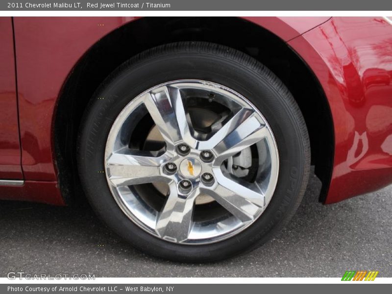 Red Jewel Tintcoat / Titanium 2011 Chevrolet Malibu LT