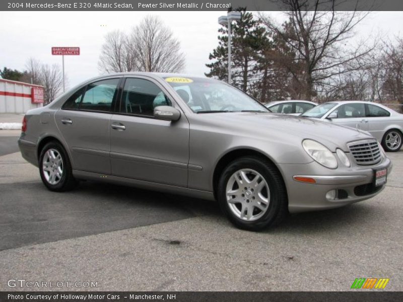 Pewter Silver Metallic / Charcoal 2004 Mercedes-Benz E 320 4Matic Sedan