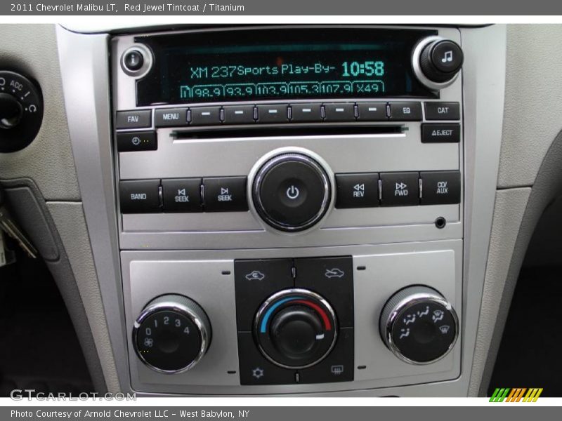 Red Jewel Tintcoat / Titanium 2011 Chevrolet Malibu LT