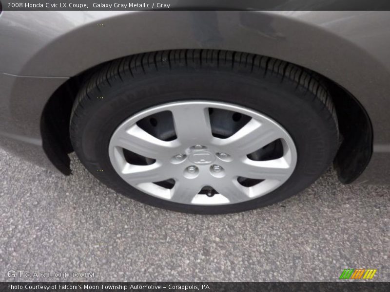 Galaxy Gray Metallic / Gray 2008 Honda Civic LX Coupe