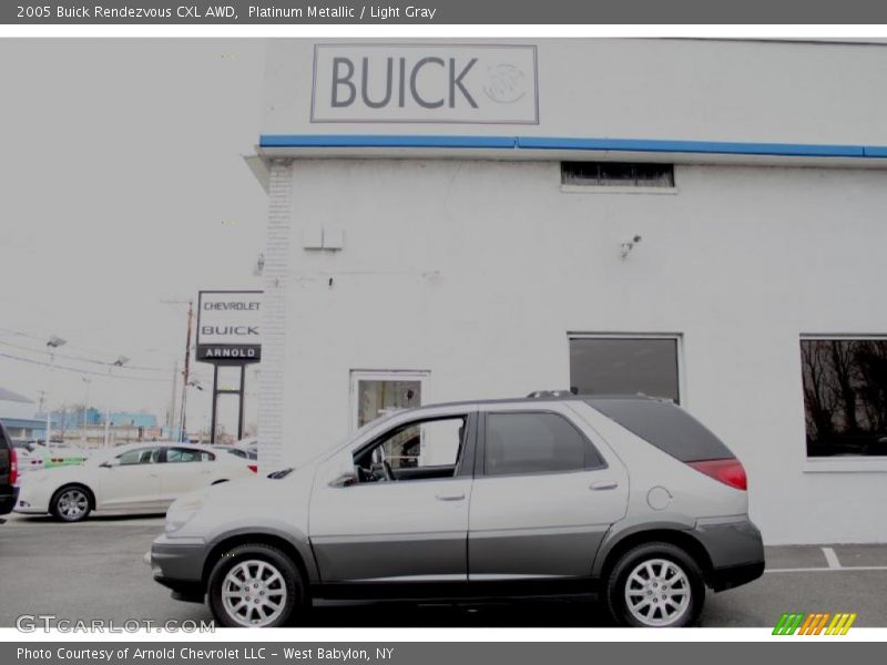 Platinum Metallic / Light Gray 2005 Buick Rendezvous CXL AWD