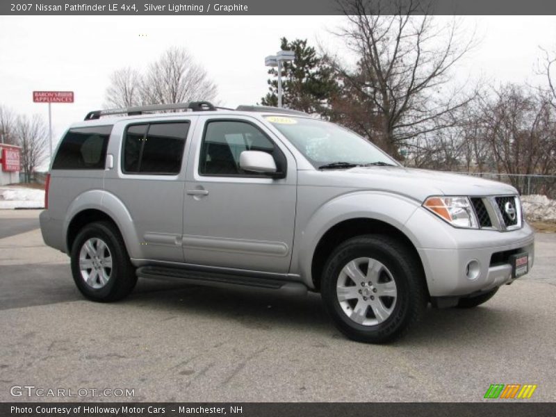 Silver Lightning / Graphite 2007 Nissan Pathfinder LE 4x4