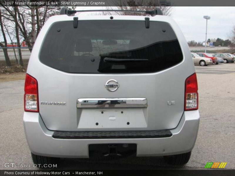 Silver Lightning / Graphite 2007 Nissan Pathfinder LE 4x4