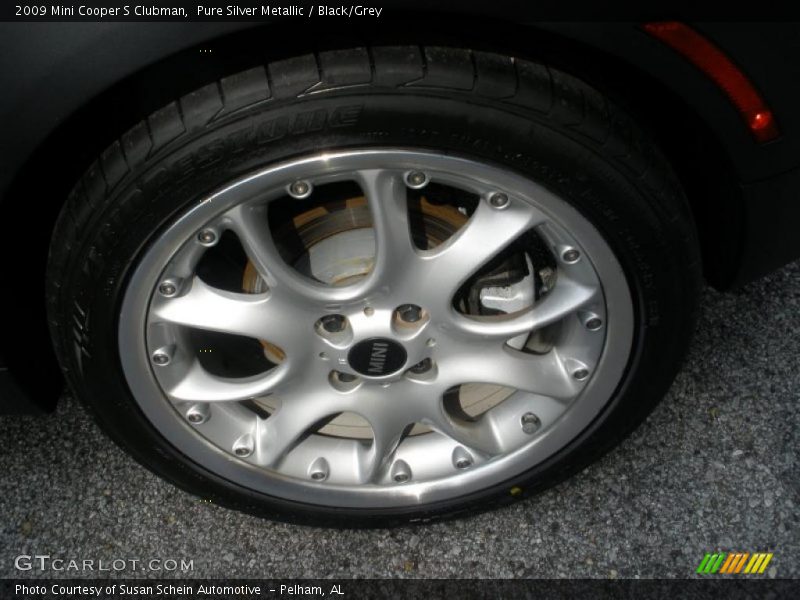 Pure Silver Metallic / Black/Grey 2009 Mini Cooper S Clubman
