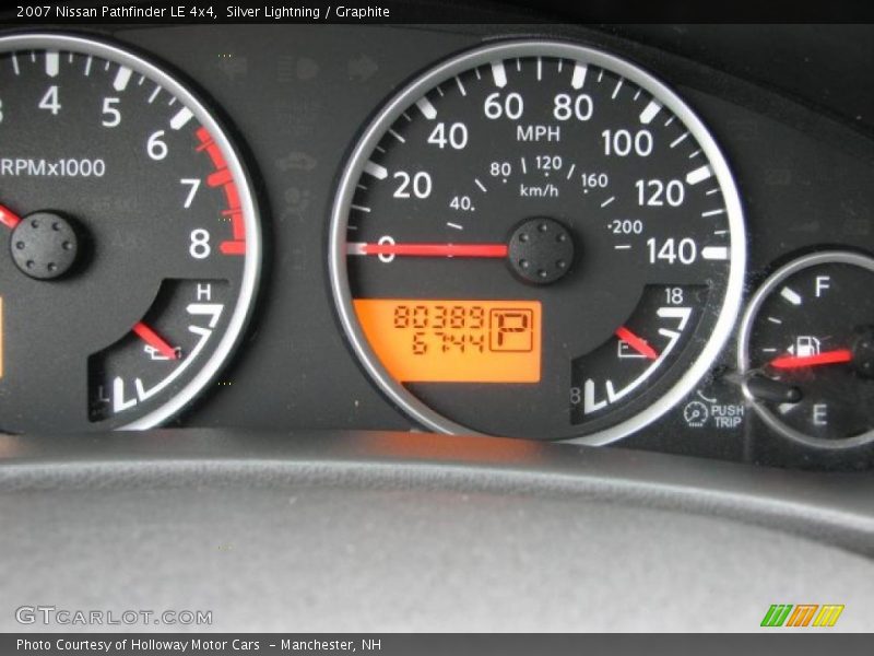 Silver Lightning / Graphite 2007 Nissan Pathfinder LE 4x4