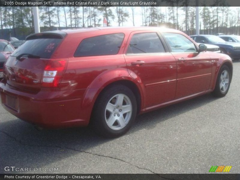 Inferno Red Crystal Pearl / Dark Slate Gray/Light Graystone 2005 Dodge Magnum SXT