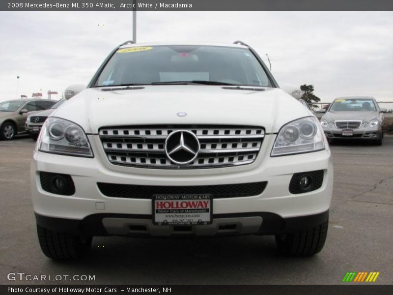 Arctic White / Macadamia 2008 Mercedes-Benz ML 350 4Matic