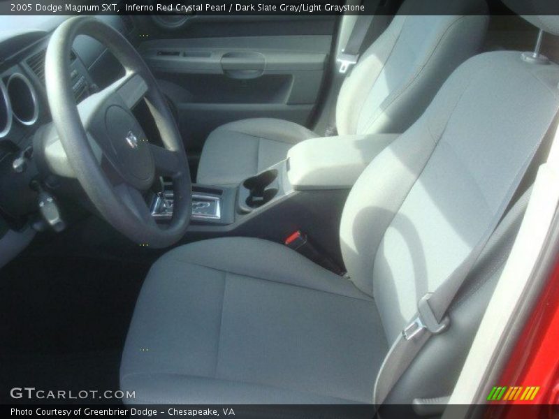 Inferno Red Crystal Pearl / Dark Slate Gray/Light Graystone 2005 Dodge Magnum SXT
