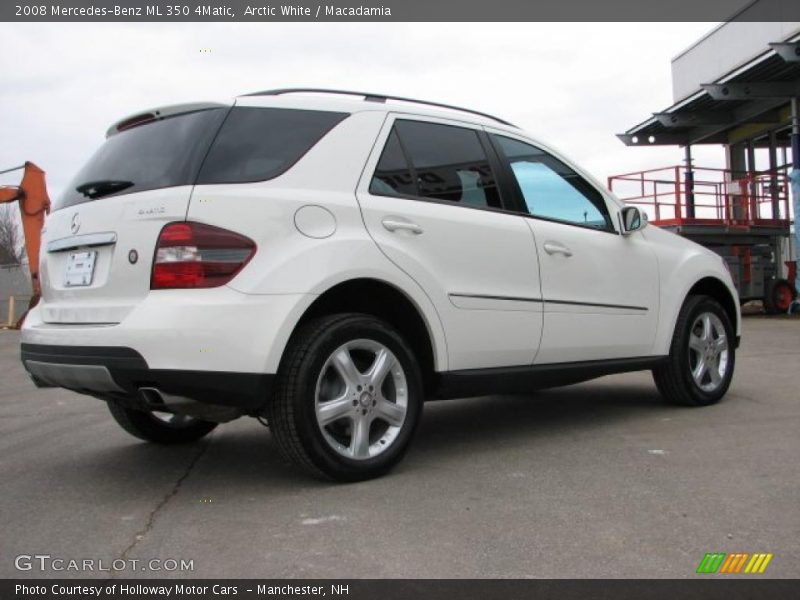 Arctic White / Macadamia 2008 Mercedes-Benz ML 350 4Matic