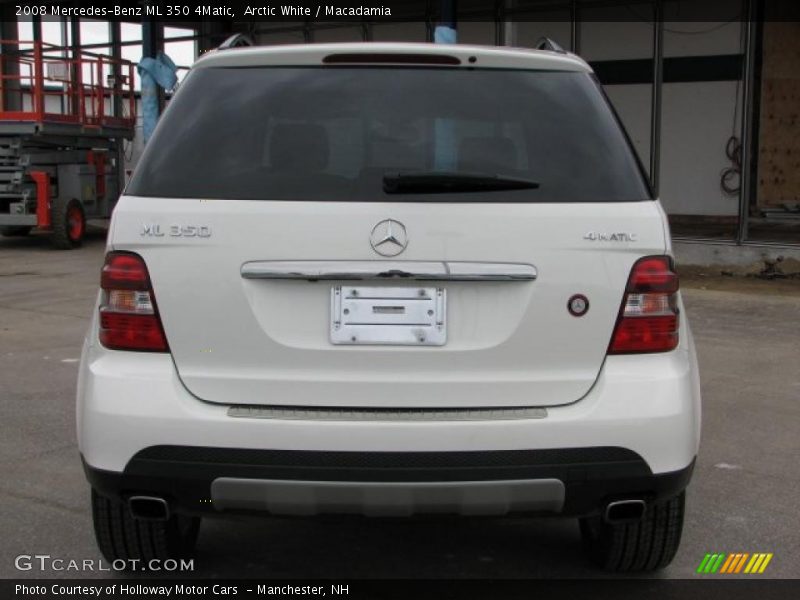 Arctic White / Macadamia 2008 Mercedes-Benz ML 350 4Matic