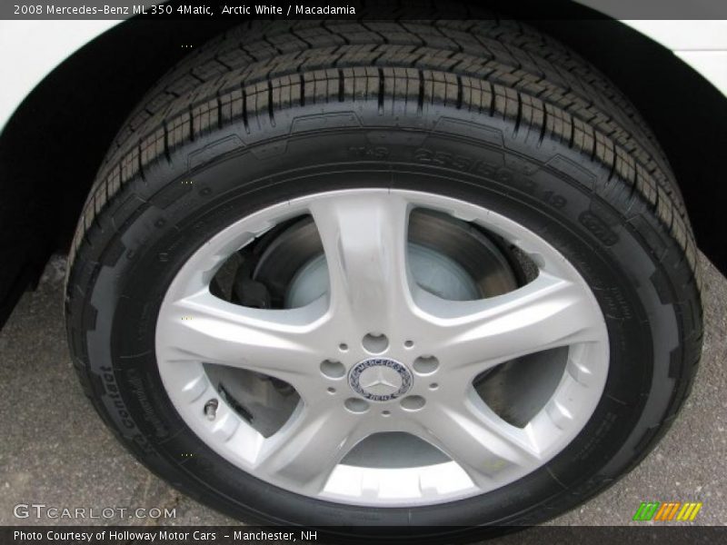 Arctic White / Macadamia 2008 Mercedes-Benz ML 350 4Matic