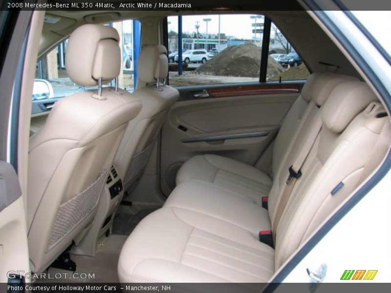 Arctic White / Macadamia 2008 Mercedes-Benz ML 350 4Matic
