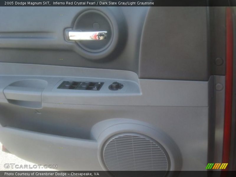 Inferno Red Crystal Pearl / Dark Slate Gray/Light Graystone 2005 Dodge Magnum SXT