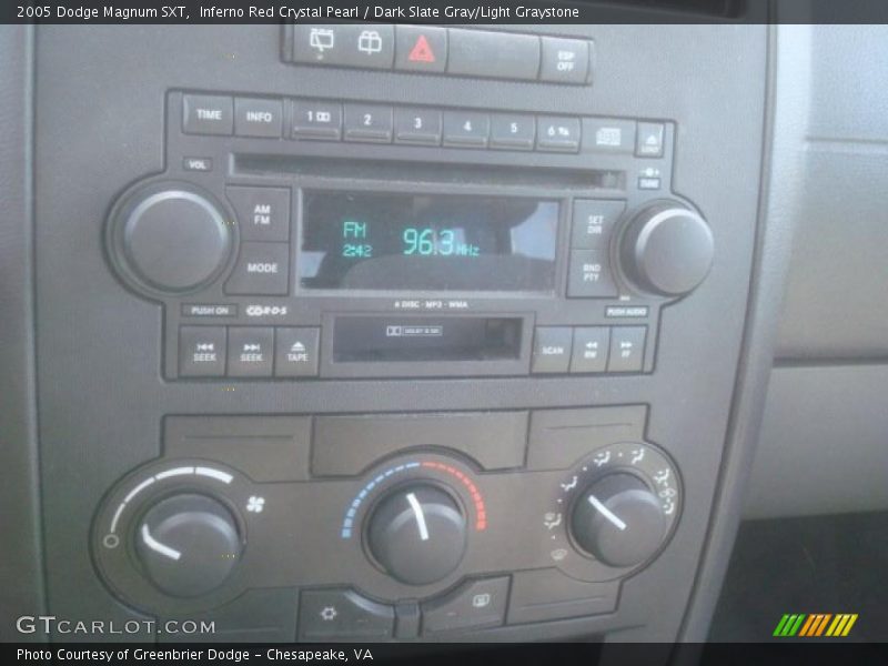 Inferno Red Crystal Pearl / Dark Slate Gray/Light Graystone 2005 Dodge Magnum SXT