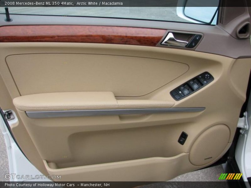 Arctic White / Macadamia 2008 Mercedes-Benz ML 350 4Matic