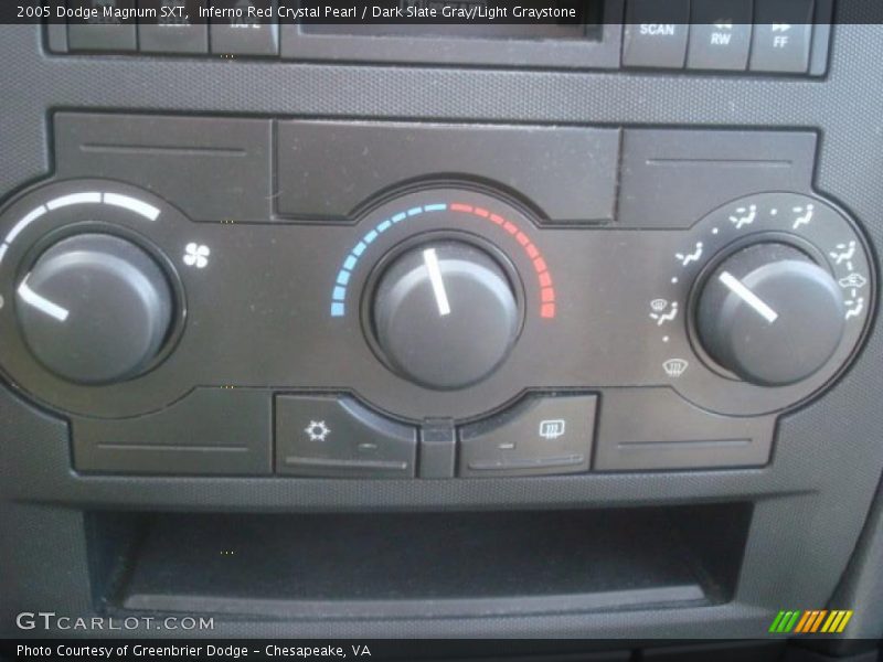 Inferno Red Crystal Pearl / Dark Slate Gray/Light Graystone 2005 Dodge Magnum SXT